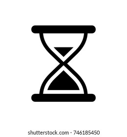 hourglass icon illustration isolated vector sign symbol