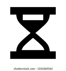 hourglass icon isolated sign symbol vector illustration - high quality black style vector icons
