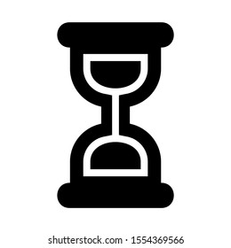 hourglass icon isolated sign symbol vector illustration - high quality black style vector icons
