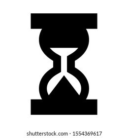 hourglass icon isolated sign symbol vector illustration - high quality black style vector icons
