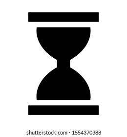 hourglass icon isolated sign symbol vector illustration - high quality black style vector icons

