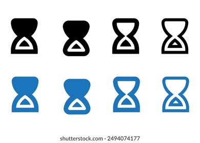 hourglass icon isolated sign symbol vector illustration - Collection of high quality black style vector icons on white background.
