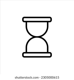 hourglass icon with isolated vektor and transparent background