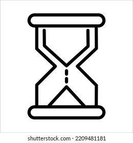 Icono De Icono De Hourglass Diseño Plantilla Vector Signo De Ilustración Y Píxeles De Símbolo Perfecto
