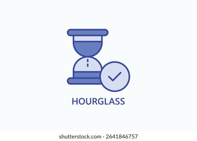 Hourglass Icon Or Logo Isolated Illustration