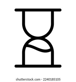 hourglass icon or logo isolated sign symbol vector illustration - high quality black style vector icons
