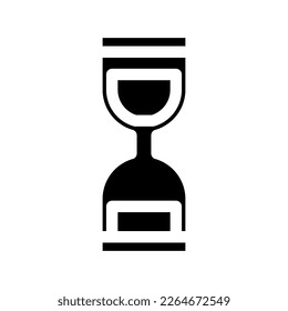hourglass icon or logo isolated sign symbol vector illustration - high quality black style vector icons