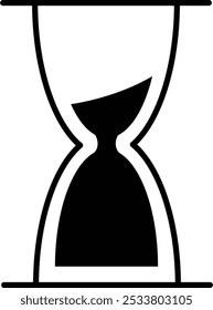 Icono de reloj de arena en un App de temporizador