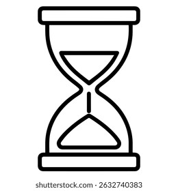 hourglass icon on white background vector
Vector line icon board games