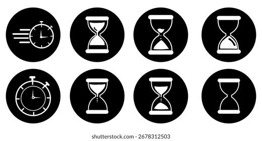 hourglass icon. hourglass icon pixel