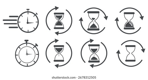 Sanduhrsymbol. Sanduhrsymbol-Pixel