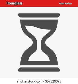 Hourglass Icon. Professional, pixel perfect icons optimized for both large and small resolutions. EPS 8 format.