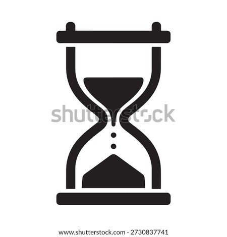Hourglass icon representing time and patience