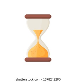 Hourglass icon - sand clock - time illustration