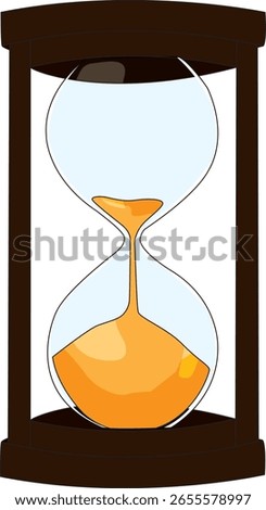Hourglass Icon Sand Clock Vector Sand Glass