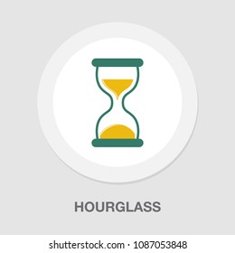 Hourglass Icon, Sand Time Clock