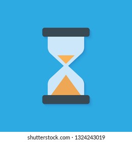 Hourglass icon. Sand timer icon