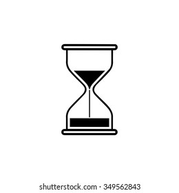 Hourglass Icon Sand Timer Symbol Stock Vector (Royalty Free) 349562843 ...