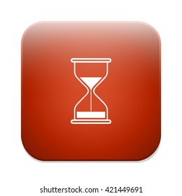 Hourglass icon. Sand timer symbol.
