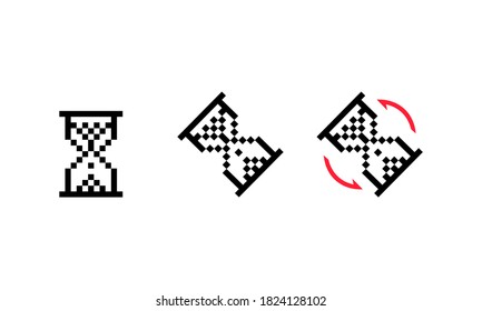 Icono de vidrio de color negro. Vector de fondo blanco aislado. EPS 10