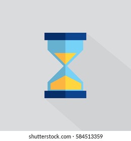 hourglass icon with the shadow.