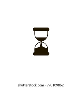 hourglass icon. sign design