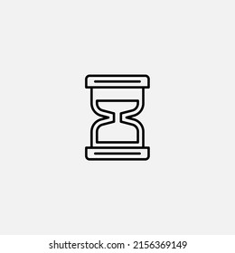 Hourglass icon sign vector,Symbol, logo illustration for web and mobile