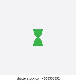 Hourglass icon silhouette vector illustration