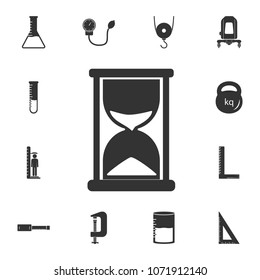 hourglass icon. Simple element illustration. hourglass symbol design from Measuring collection set. Can be used in web and mobile on white background