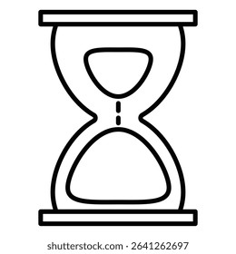 Hourglass icon simple flat icon vector symbol