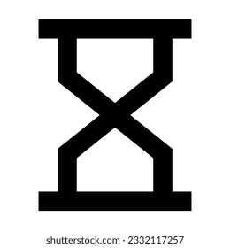 Icono de cristal de arena. Adecuado para el diseño de la interfaz de usuario del sitio web