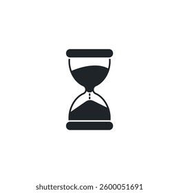 Hourglass icon symbol vector illustration isolated on white background