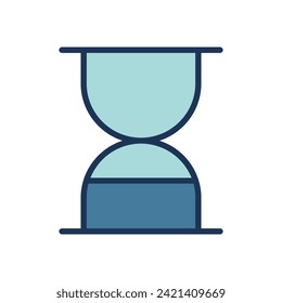 hourglass icon symbol vector template