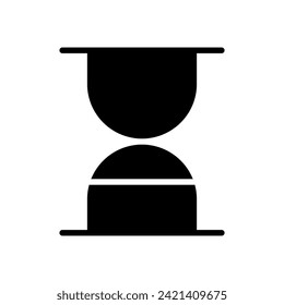 hourglass icon symbol vector template