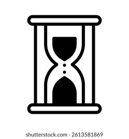Hourglass icon symbolizing time running out or countdowns