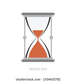 Hourglass icon template color editable. Hourglass symbol vector sign