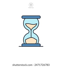 Hourglass Icon theme symbol vector illustration isolated on white background