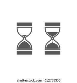Hourglass icon. Time concept. Vector illustration