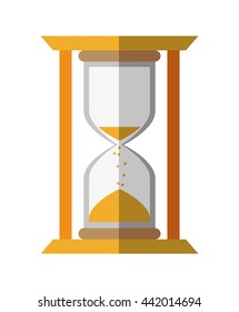 hourglass icon. Time design. vector graphic