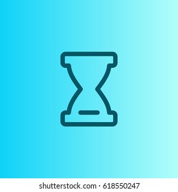 Hourglass icon. Time sign vector