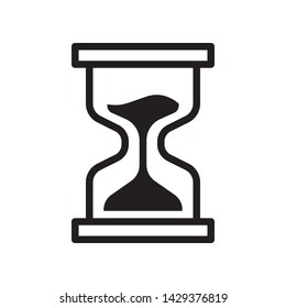 Hourglass Icon Trendy Outline Style Design Stock Vector (Royalty Free ...