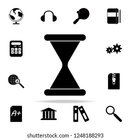hourglass icon. University life icons universal set for web and mobile