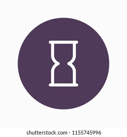 hourglass icon vector