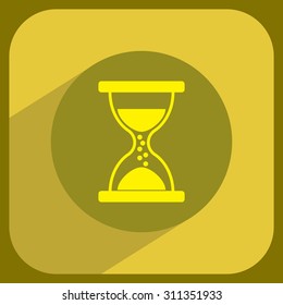 Hourglass icon vector