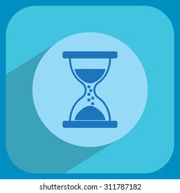 Hourglass icon vector