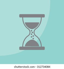 Hourglass icon vector