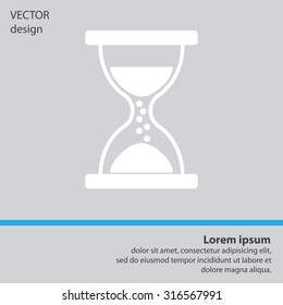 Hourglass icon vector