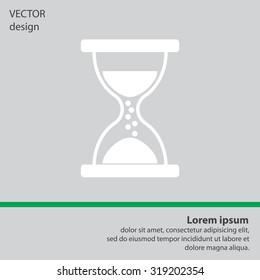 Hourglass icon vector
