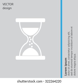 Hourglass icon vector