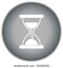 Hourglass icon vector